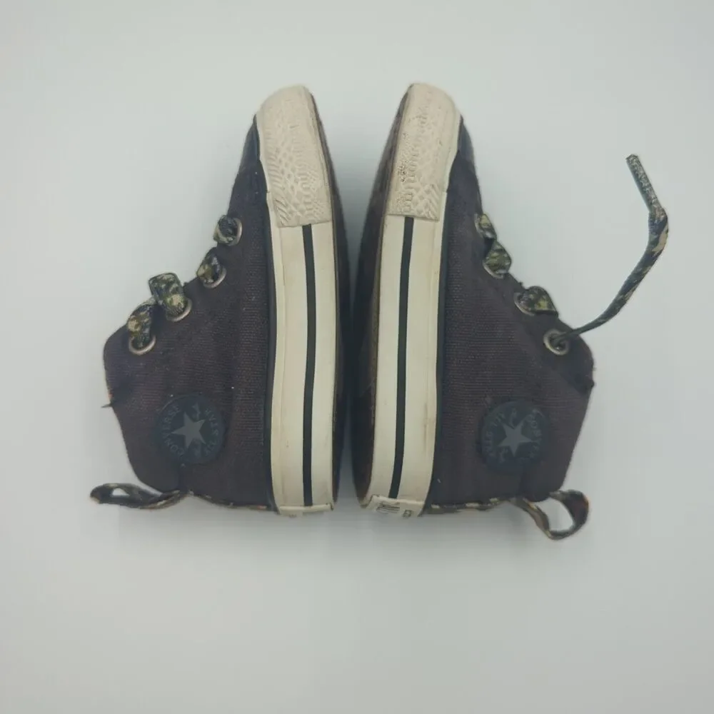 Converse Chuck Taylor All Star High Top Shoes Gray Sneakers Baby Toddler Size 3